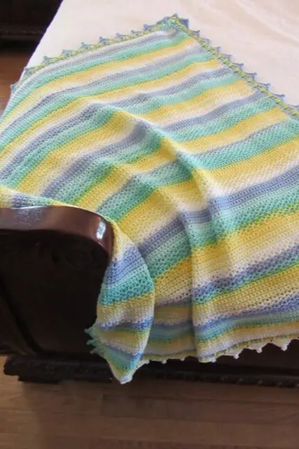 Crochet Kit - Sunny Days Baby Blanket 1