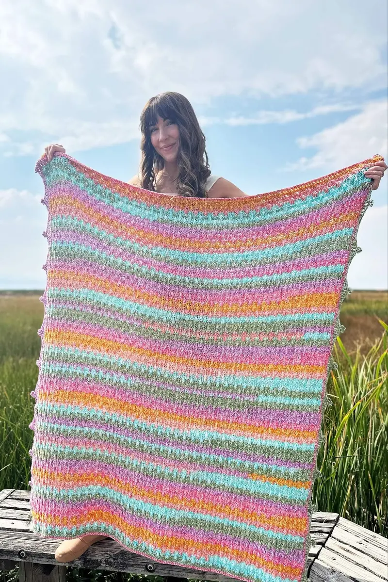 Crochet Kit -Sunrise Surf Throw 1