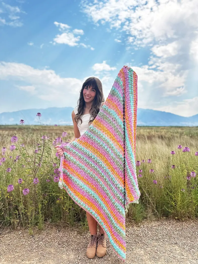 Crochet Kit -Sunrise Surf Throw 2