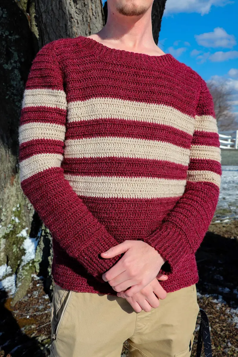 Crochet Kit - The All-American Sweater 1