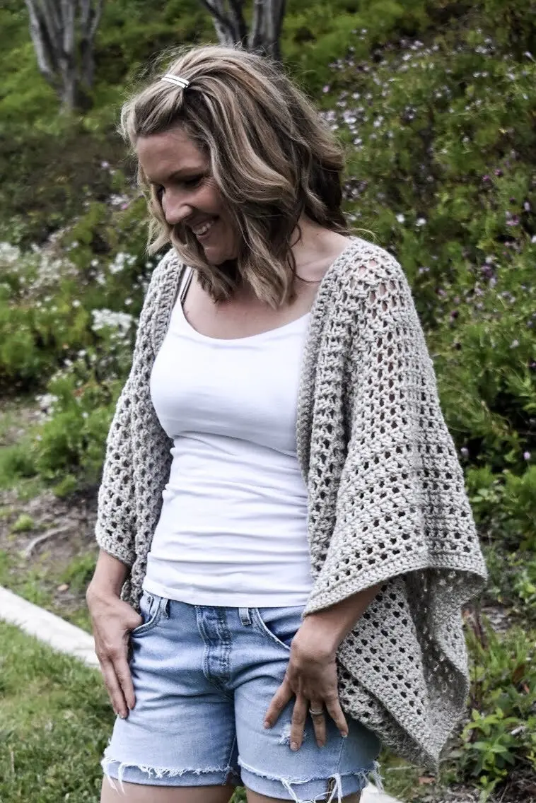 Crochet Kit - The Boho Cardigan 1