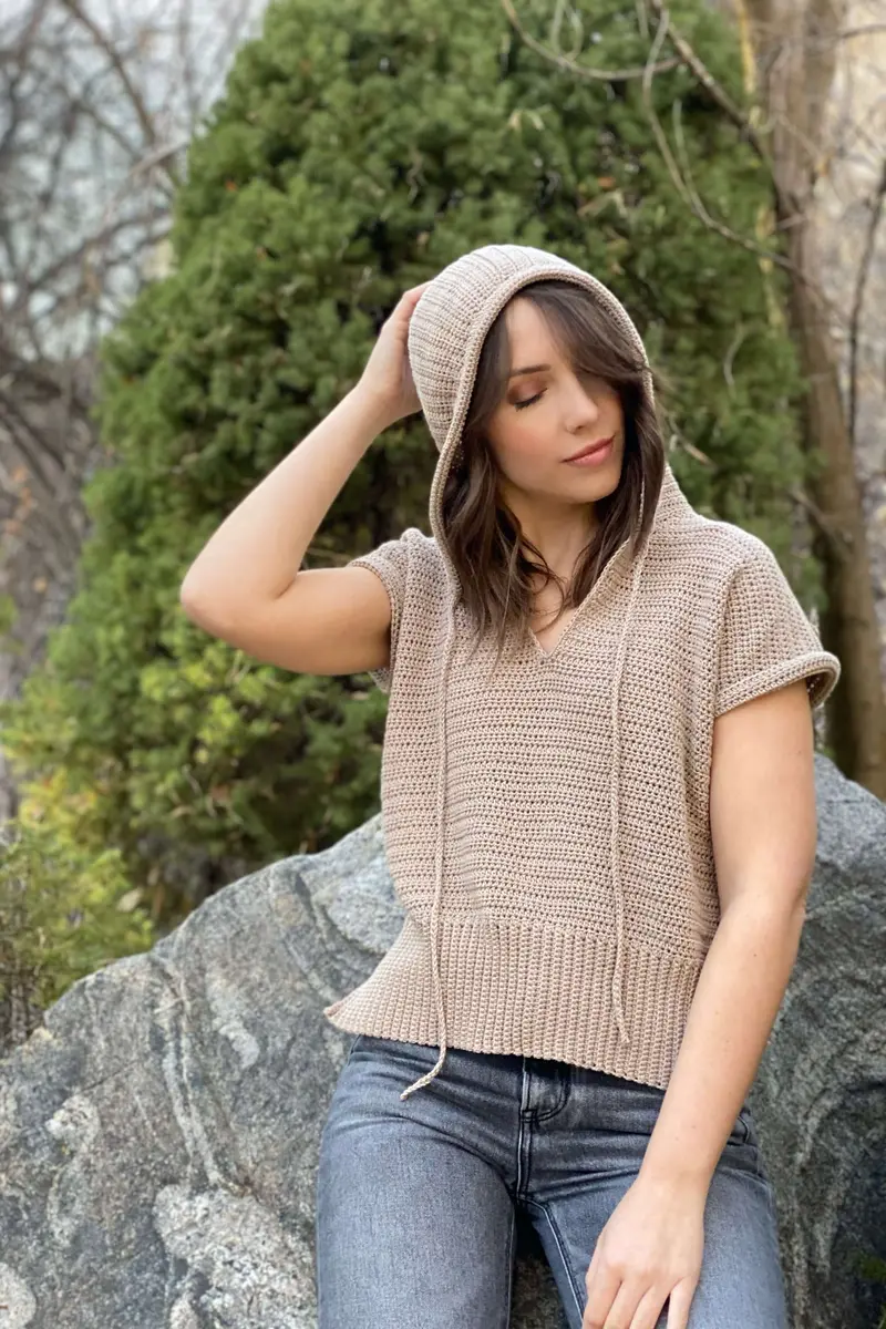 Crochet Kit - The Bonfire Beach Hoodie 1