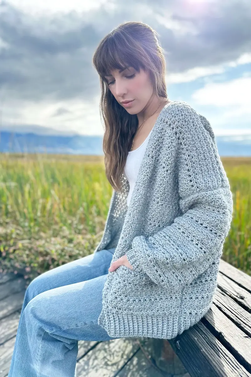 Crochet Kit - The Foggy Shores Cardigan 1