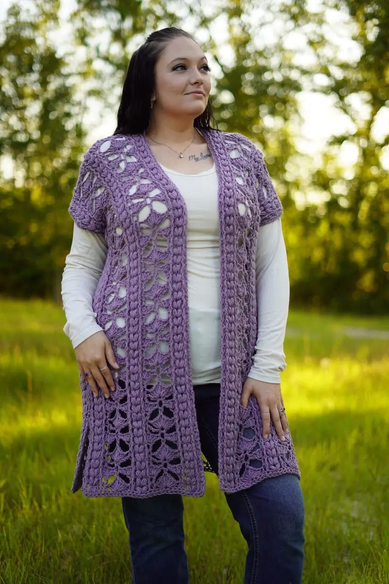 Crochet Kit - The Forever Ruana 1