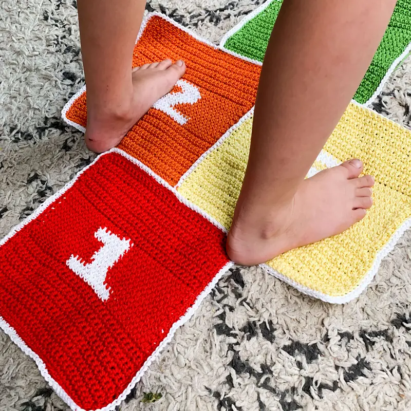 Crochet Kit - The Hopscotch Rug 2