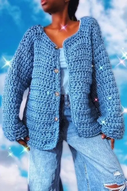 Crochet Kit - The Laur Crochet Cardigan 1