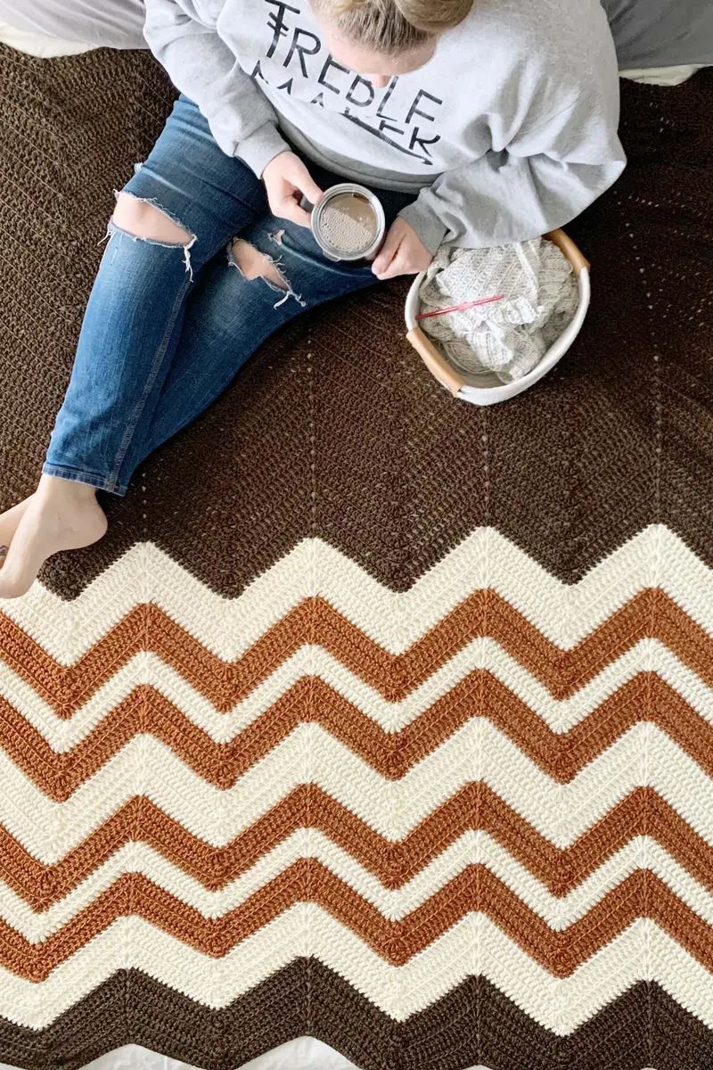 Crochet Kit - The Merrick Blanket 1