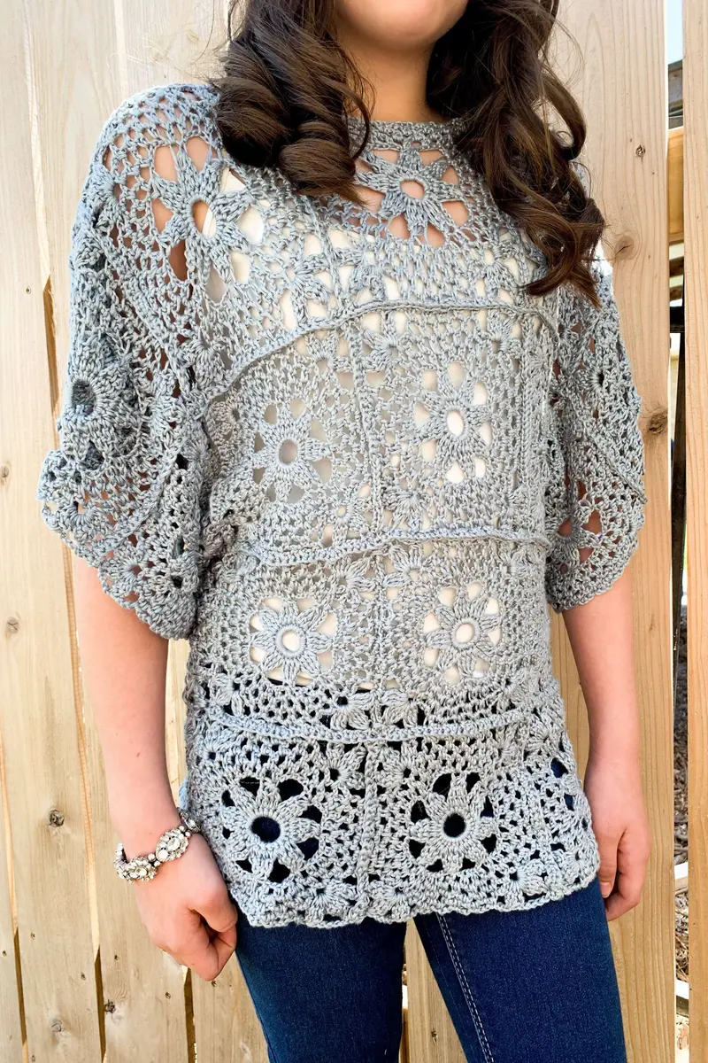Crochet Kit - The Molly Motif Top 1