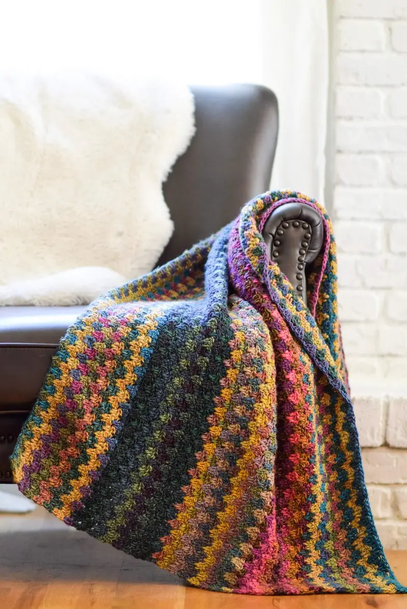 Crochet Kit - The Mountain Throw 1
