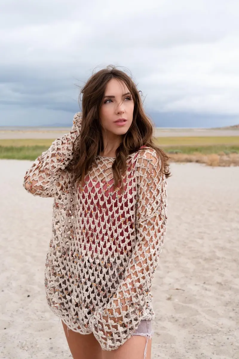 Crochet Kit - The Palmar Pullover 1