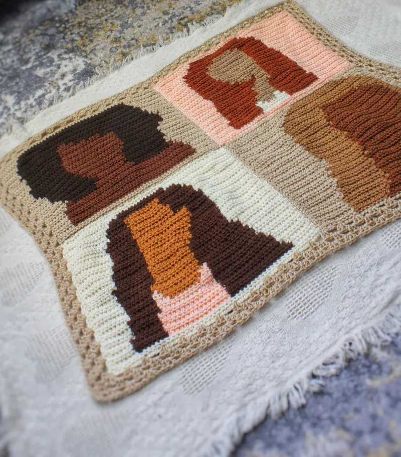 Crochet Kit - The Profiles Crochet Afghan 1