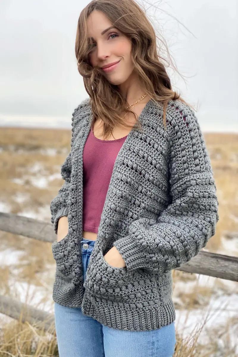 Crochet Kit - The Stony Shore Cardigan 1