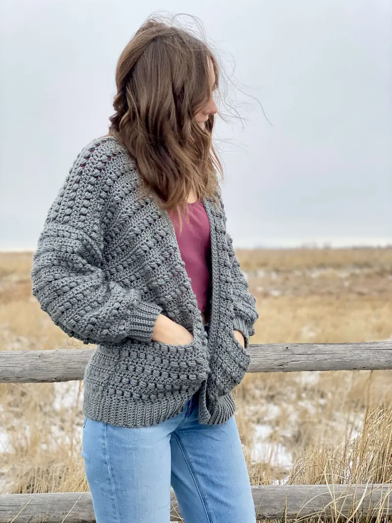 Crochet Kit - The Stony Shore Cardigan 2