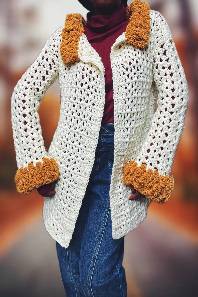 Crochet Kit - The Syrax Crochet Cardigan 1