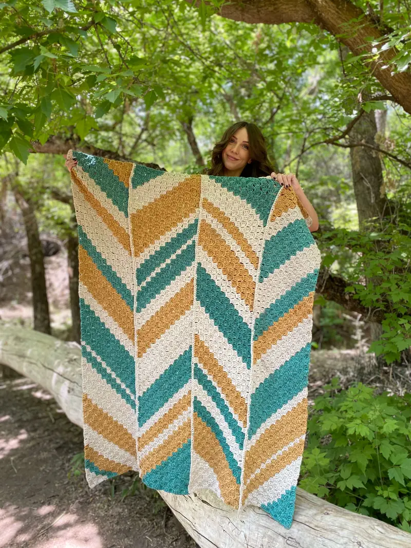 Crochet Kit - The Unwind Throw 2