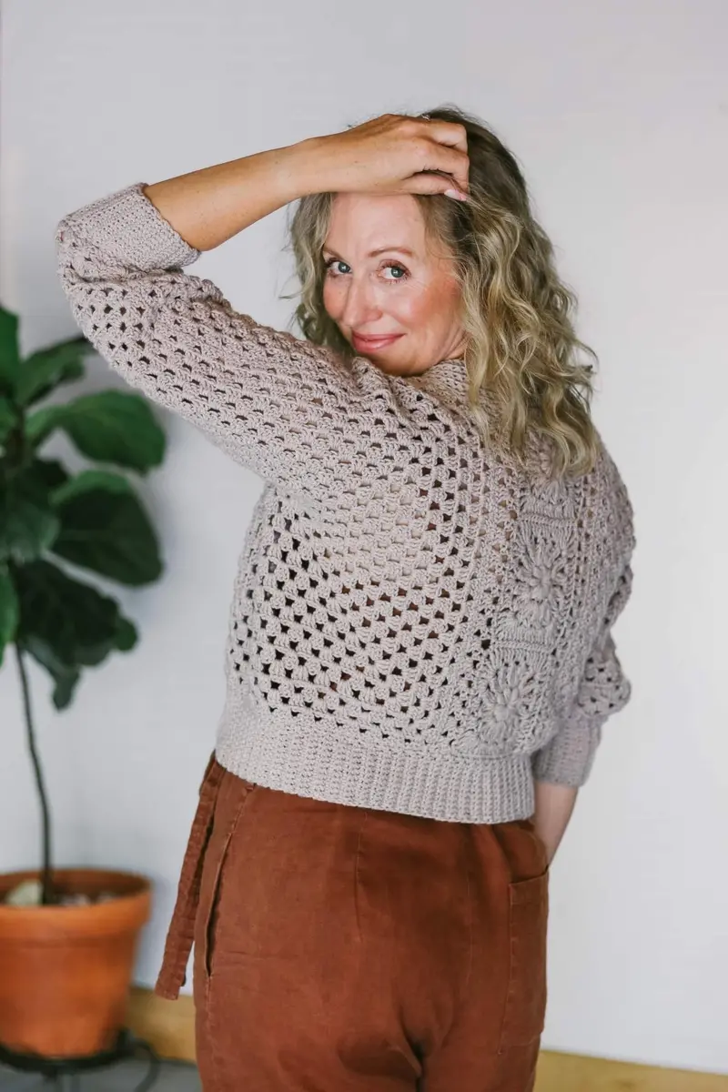 Crochet Kit - The Zinnia Cardigan 1