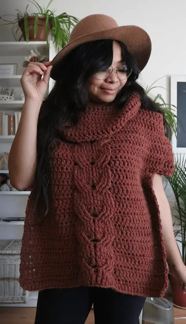 Crochet Kit - Tirintas Cowl Poncho 1