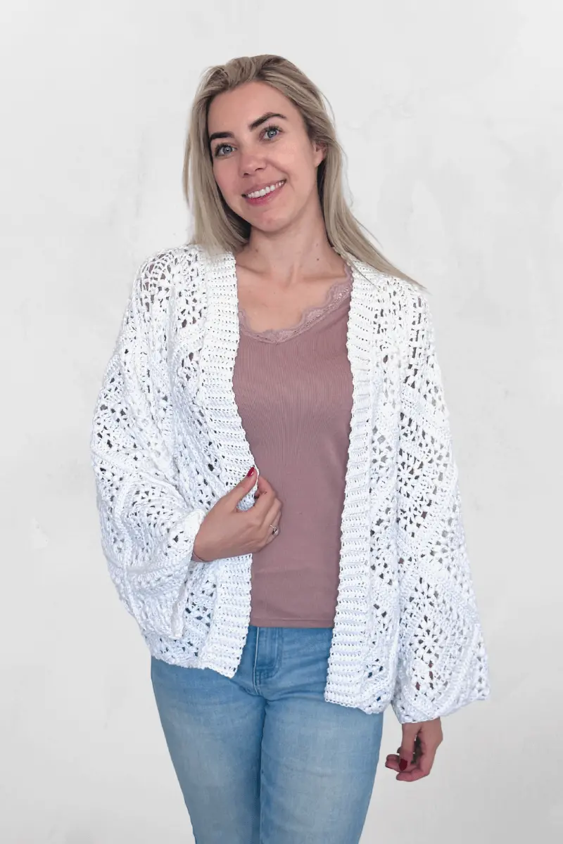 Crochet Kit - Tulip Square Boho Cardi 1