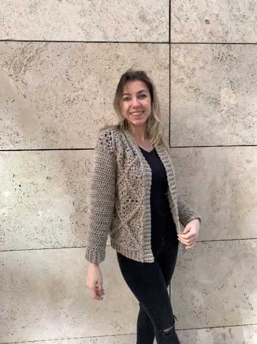 Crochet Kit - Tulip Square Cardi 2