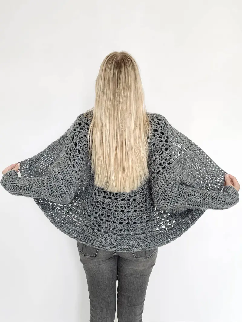 Crochet Kit - Tulip Square Shrug 1