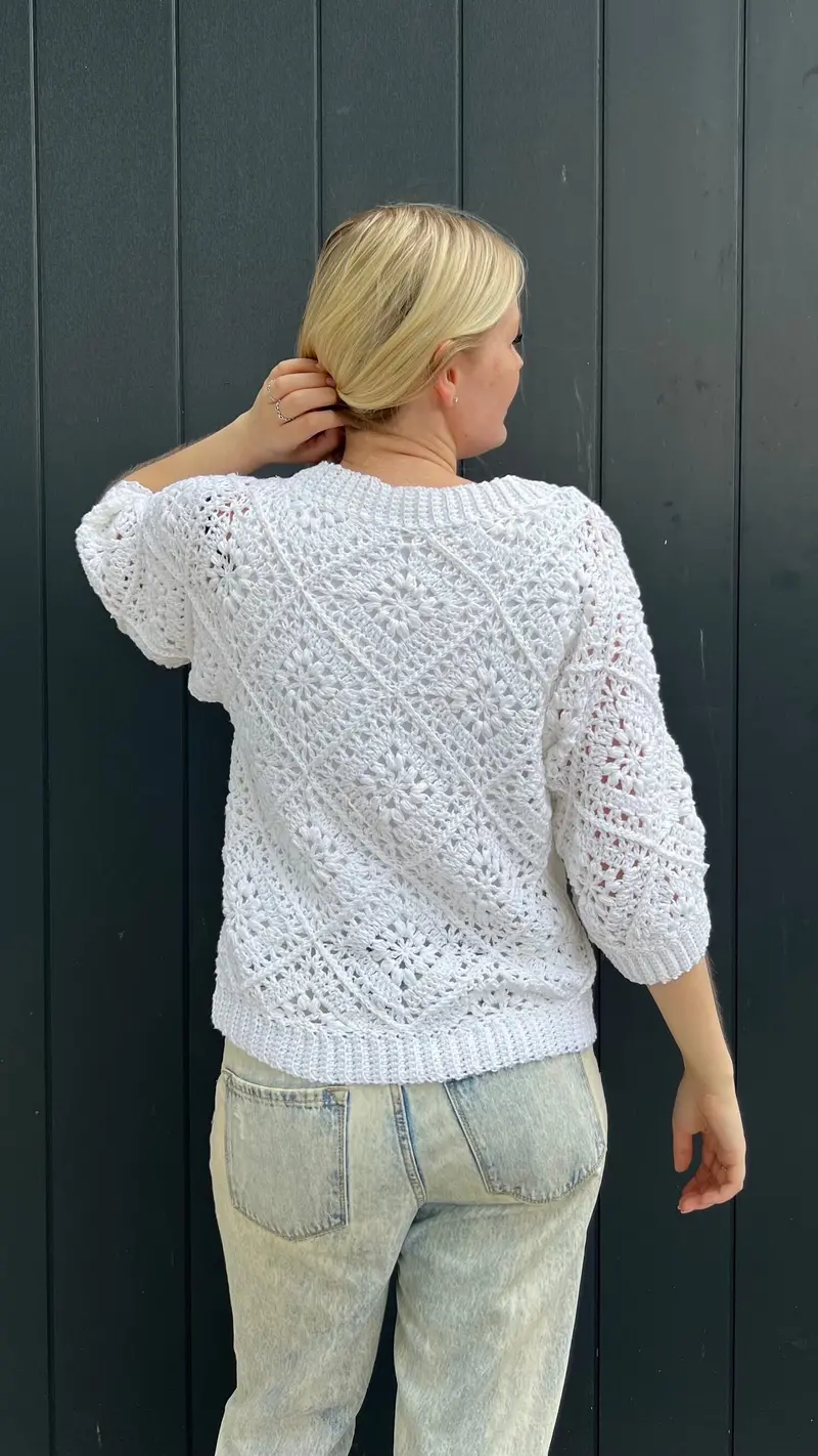 Crochet Kit - Tulip Square Summer Sweater 2