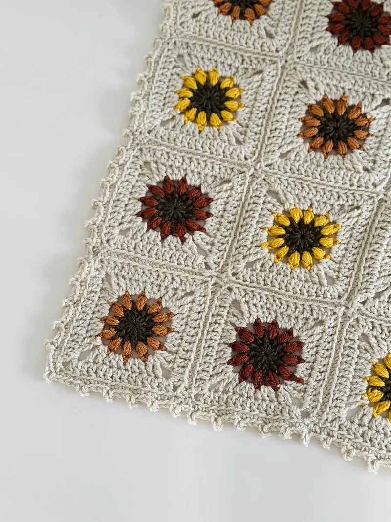 Crochet Kit - Tulip Throw 2
