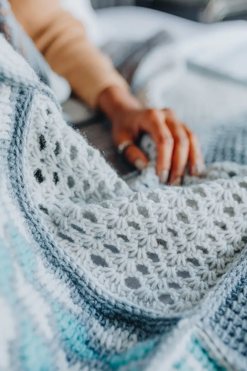Crochet Kit - Tunisian Holiday Sampler Blanket 2