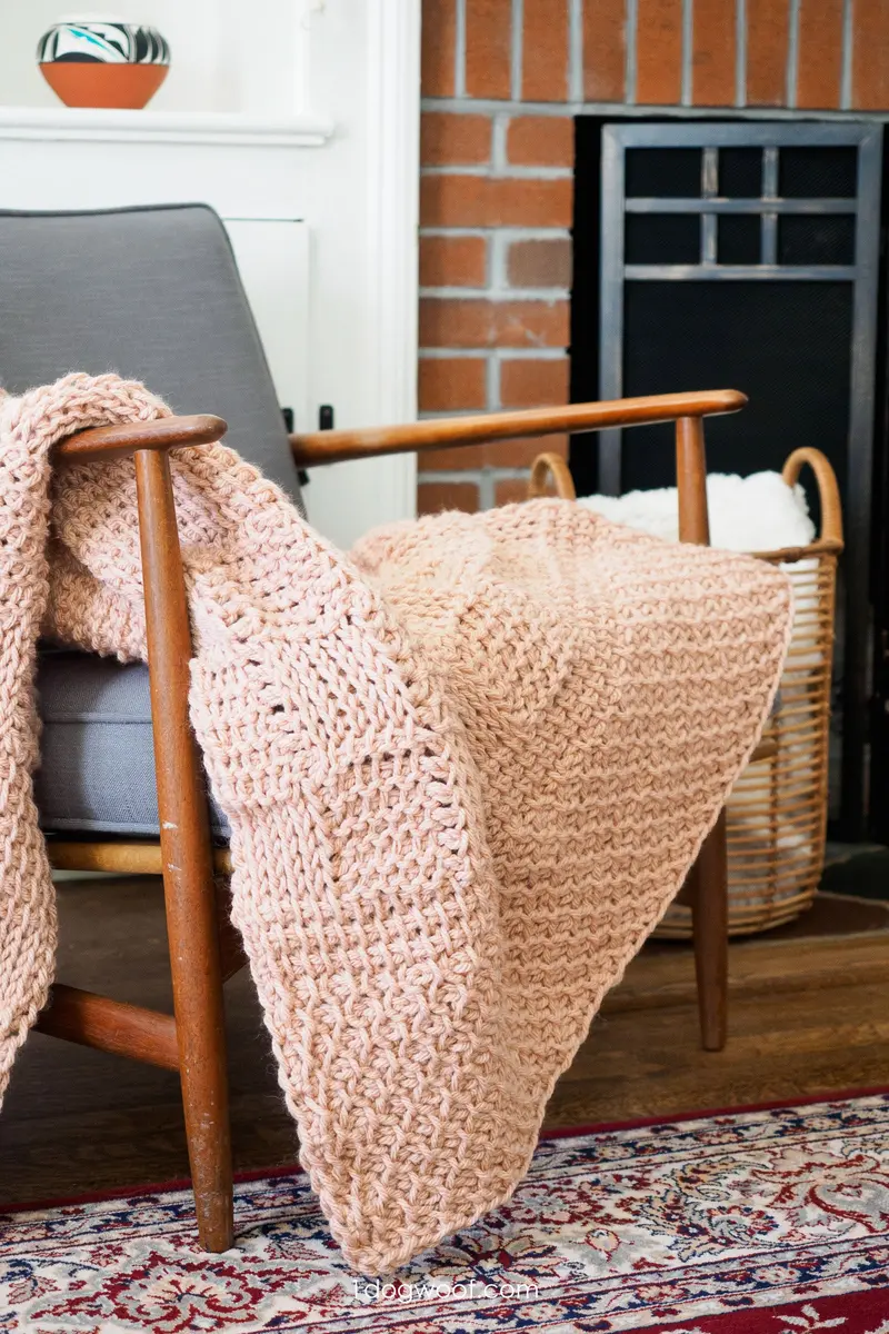 Crochet Kit - Tunisian Textures Blanket 1