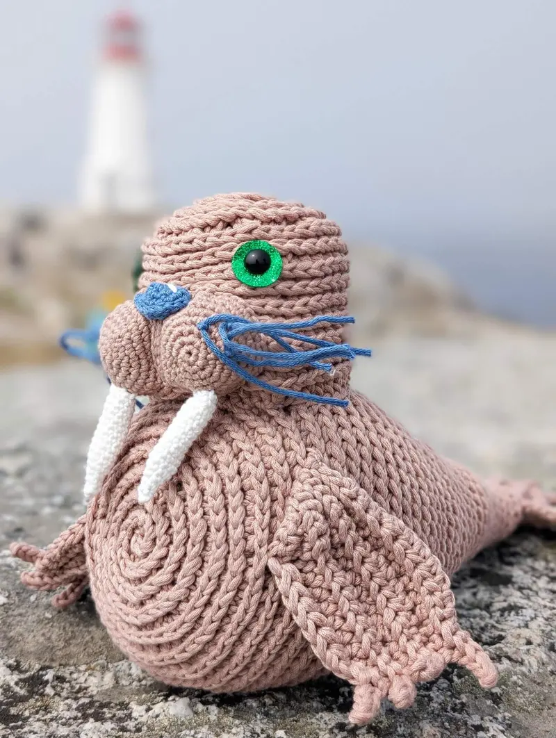 Crochet Kit - Wade The Walrus 2