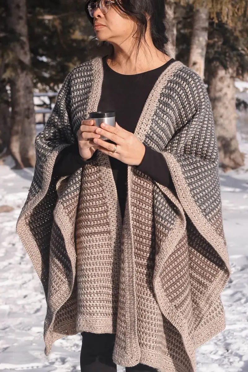 Crochet Kit - Wanderer Shawl 1