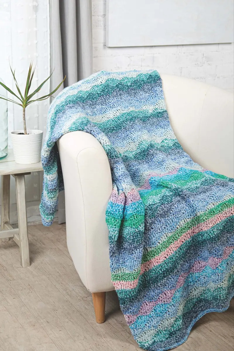 Crochet Kit - Water Lilies Afghan 1