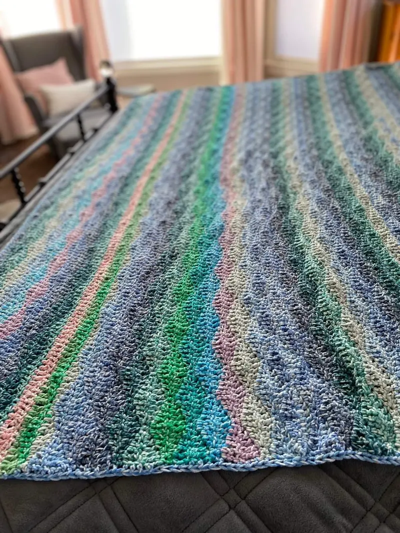 Crochet Kit - Water Lilies Afghan 2