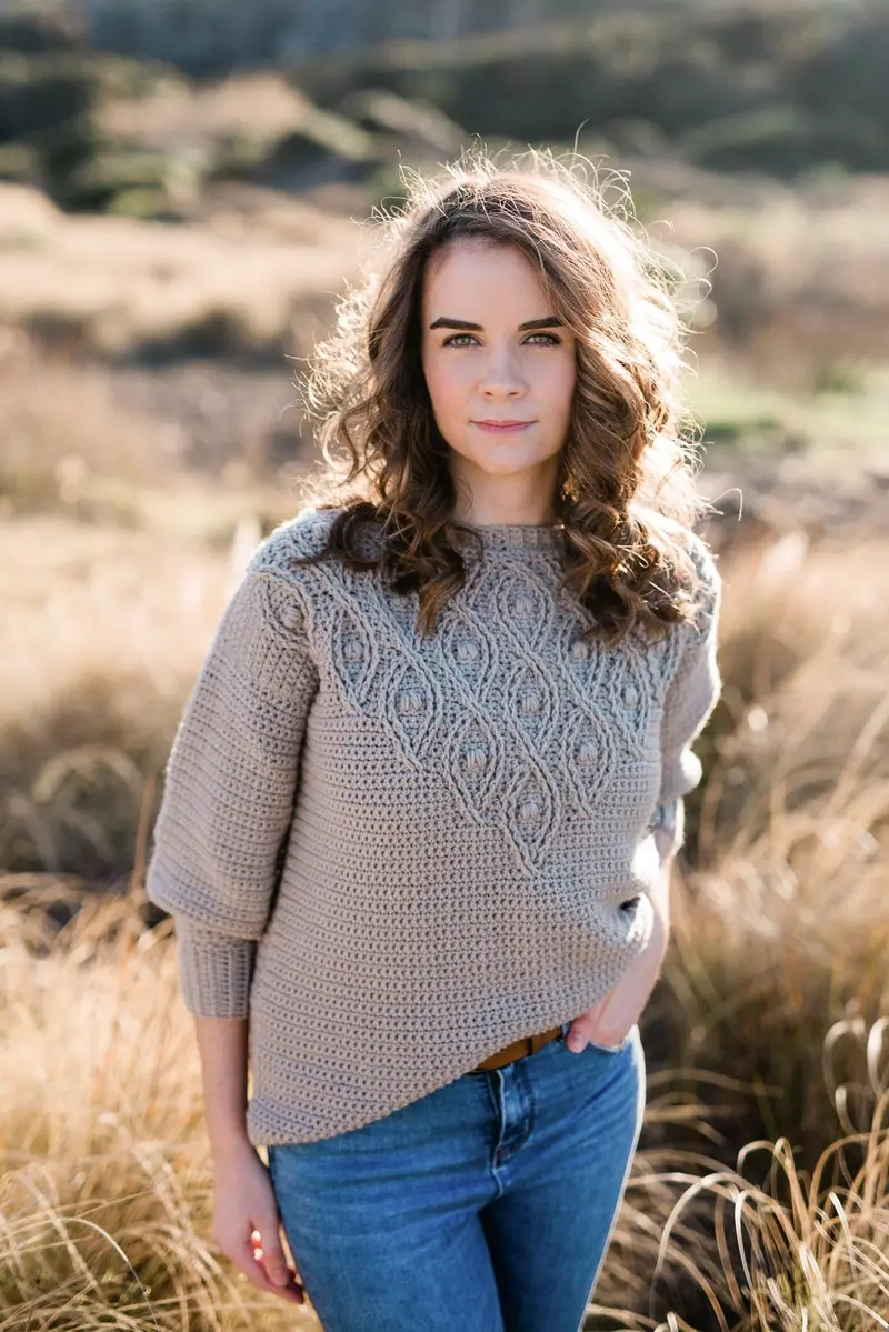 Crochet Kit - Weave & Wander Sweater 1