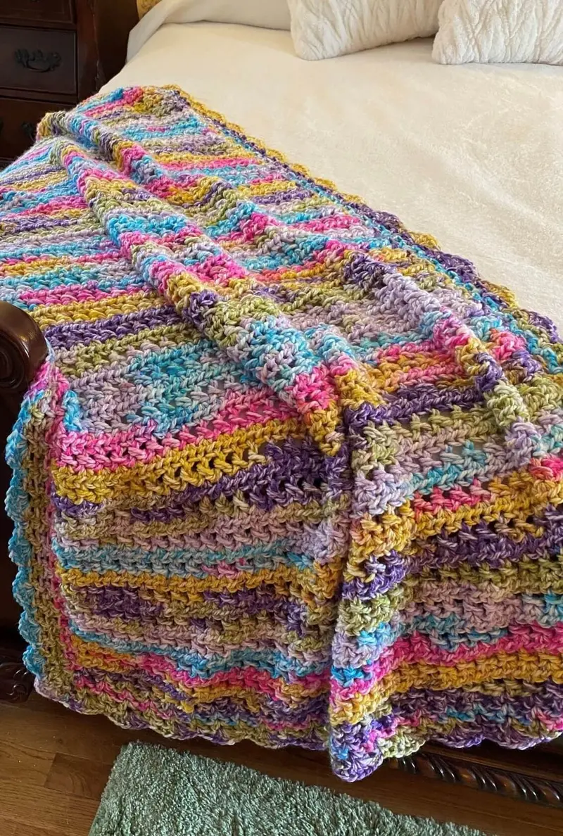 Crochet Kit - Wild Flower Blanket 1