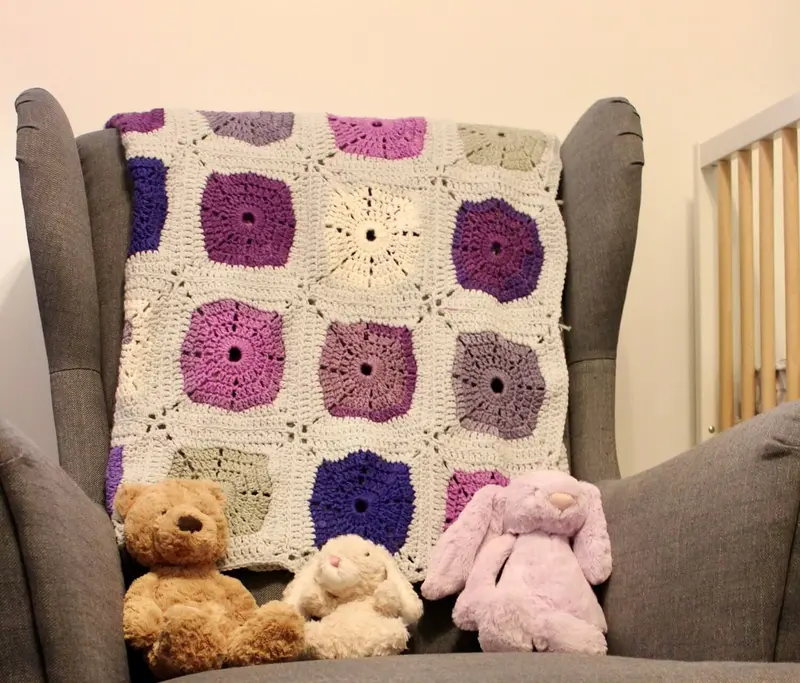 Crochet Kit - Wildflower Baby Blanket 2