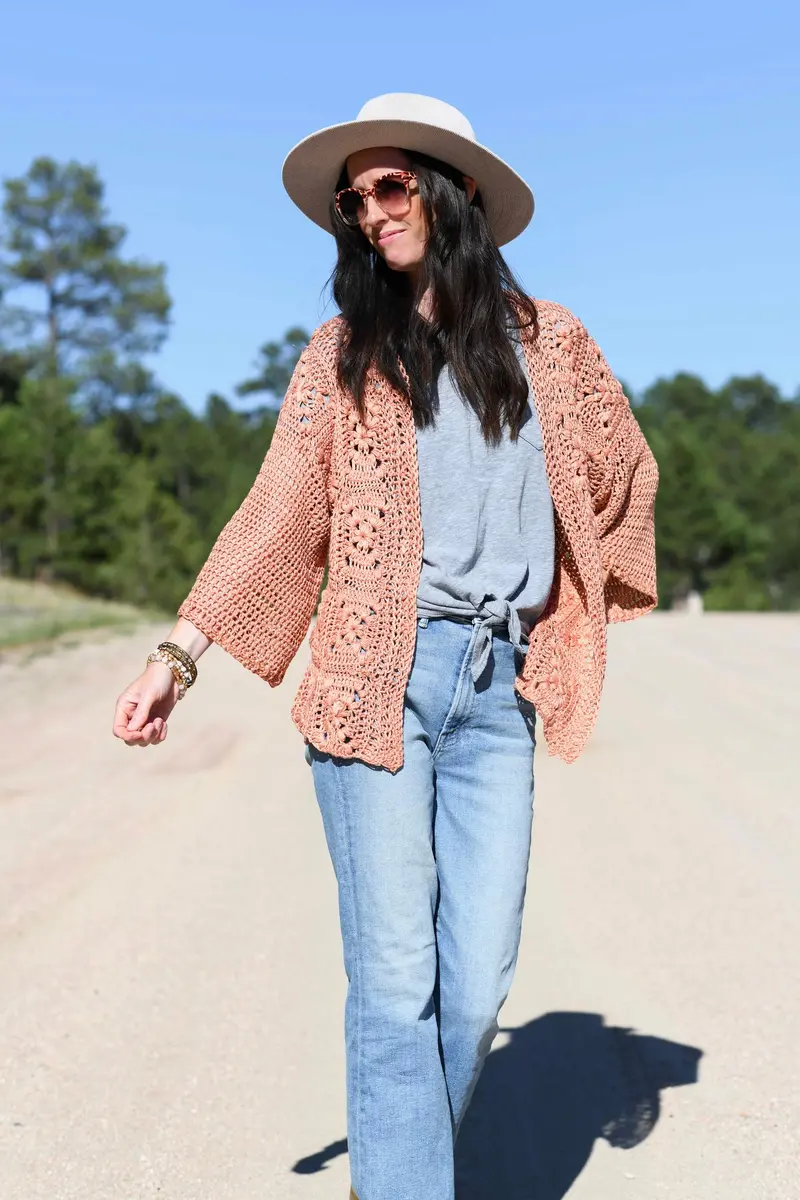 Crochet Kit - Wildflower Cardigan 1