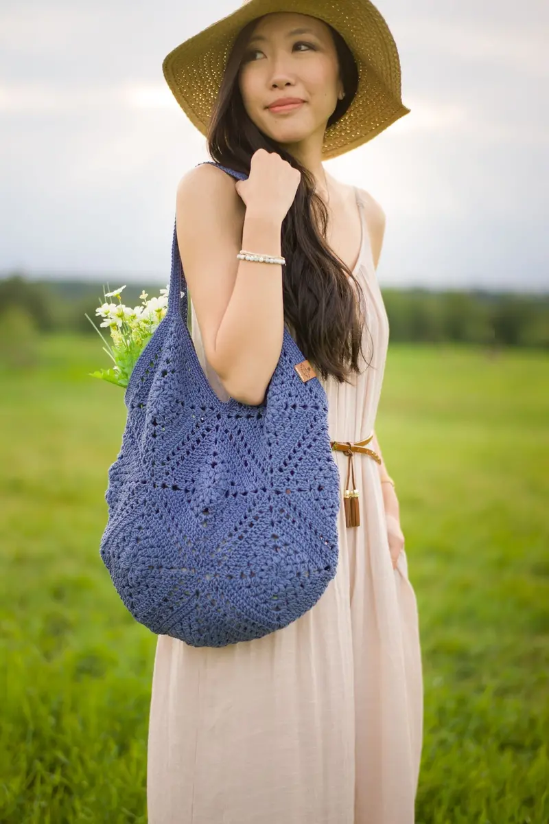 Crochet Kit - Wildrose Market Bag 1
