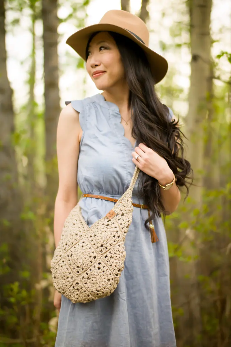 Crochet Kit - Wildrose Shoulder Bag 1