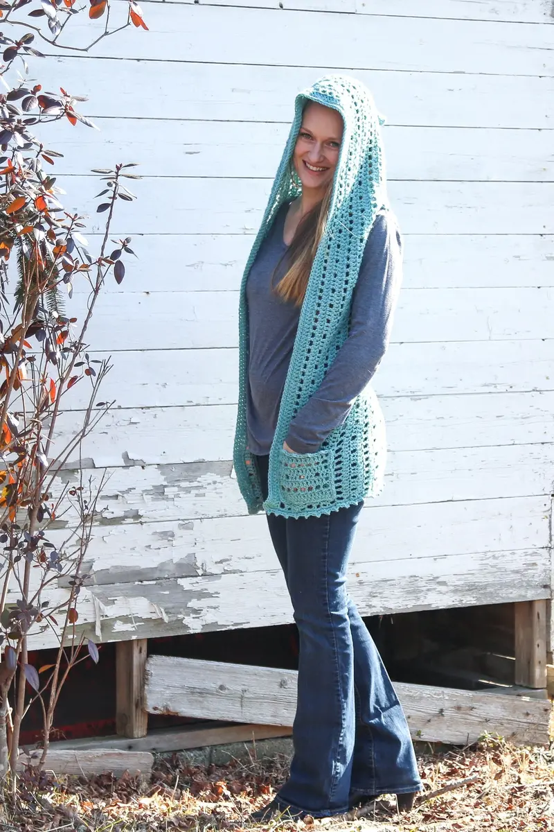Crochet Kit - Winnie Hooded Vest 1
