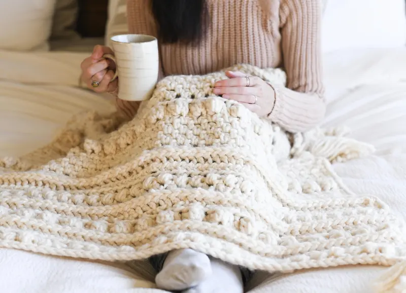 Crochet Kit - Wintertide Throw 1