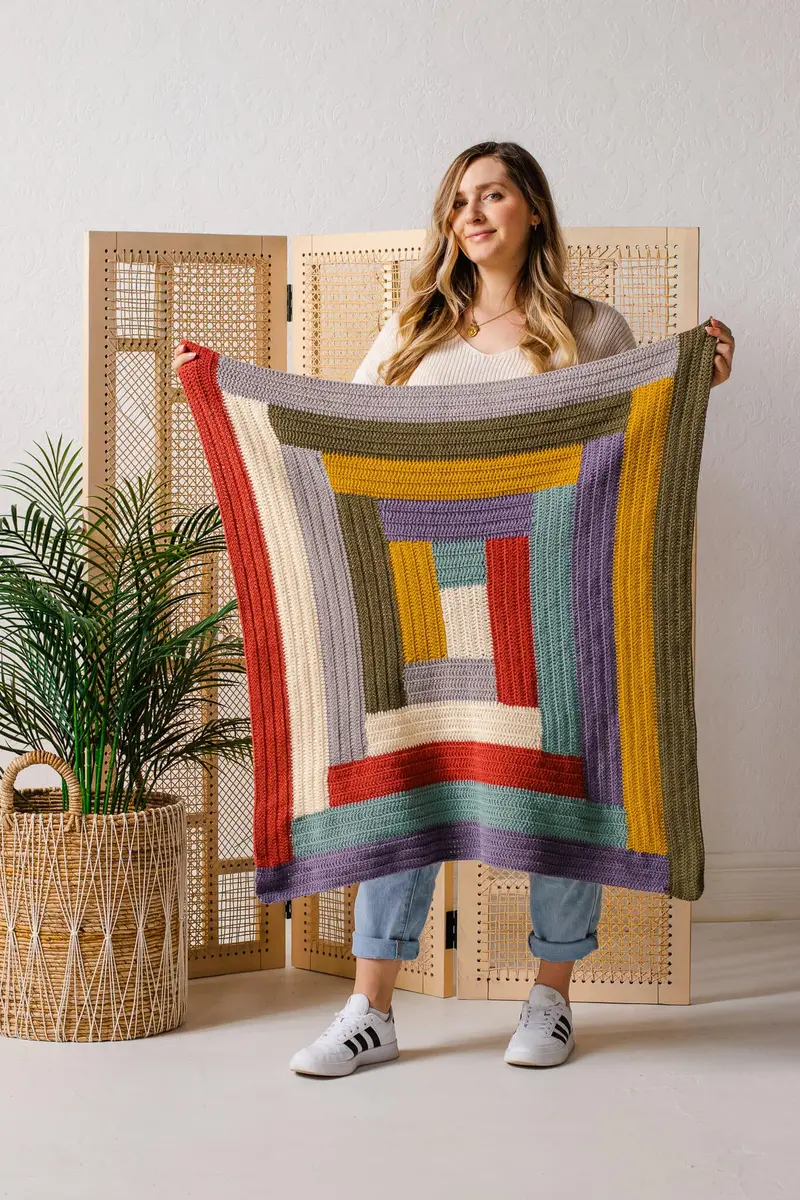 Crochet Kit - Wonder Block Baby Blanket 1