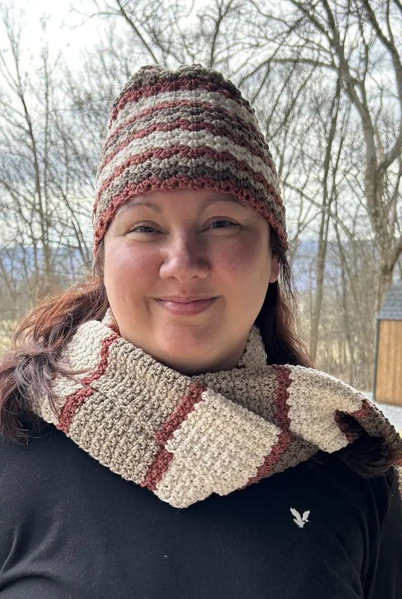 Crochet Kit - Woodland Hat & Scarf Set 1