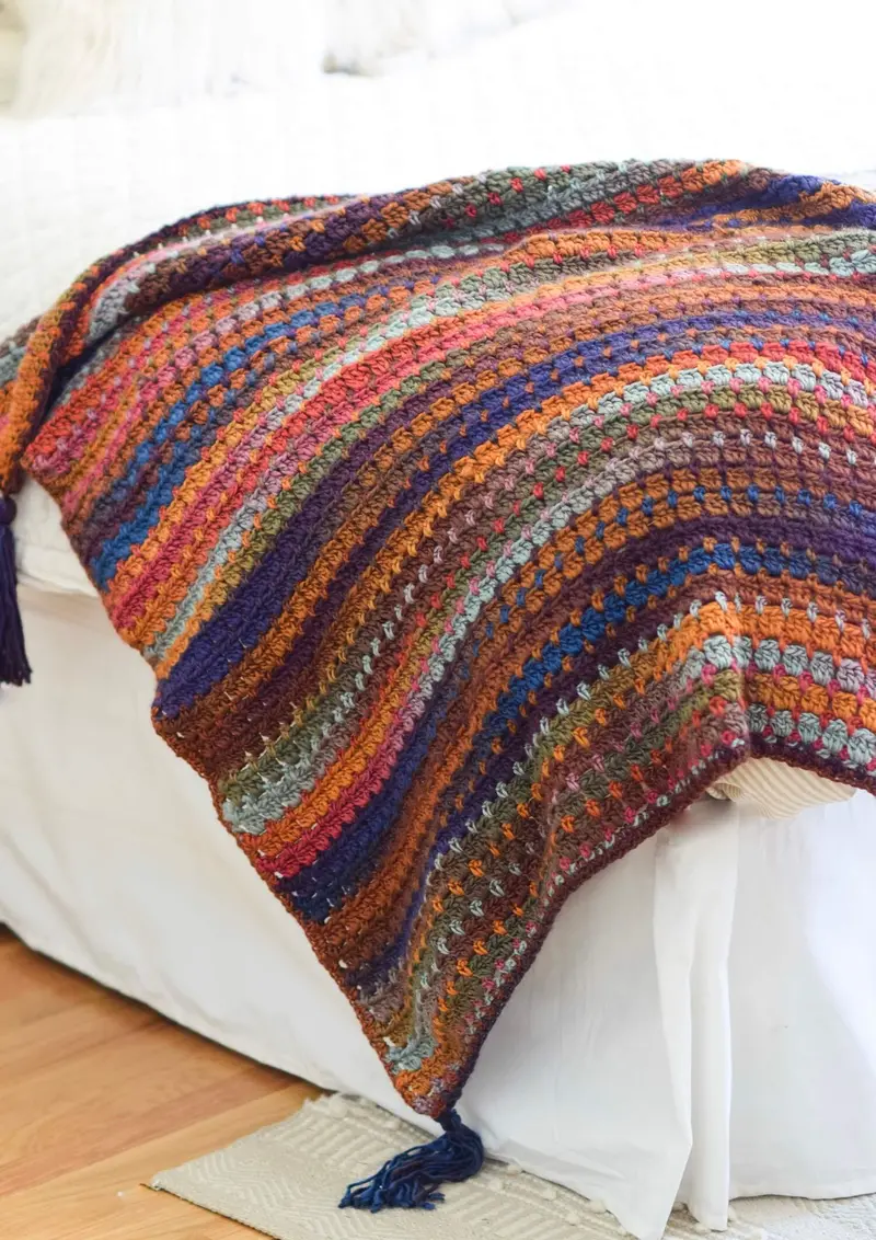 Crochet Kit - Woodland Prismatic Throw 2