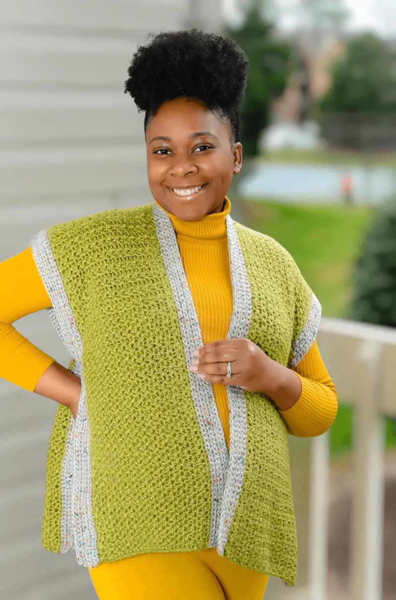 Crochet Kit - Woodside Ruana 1