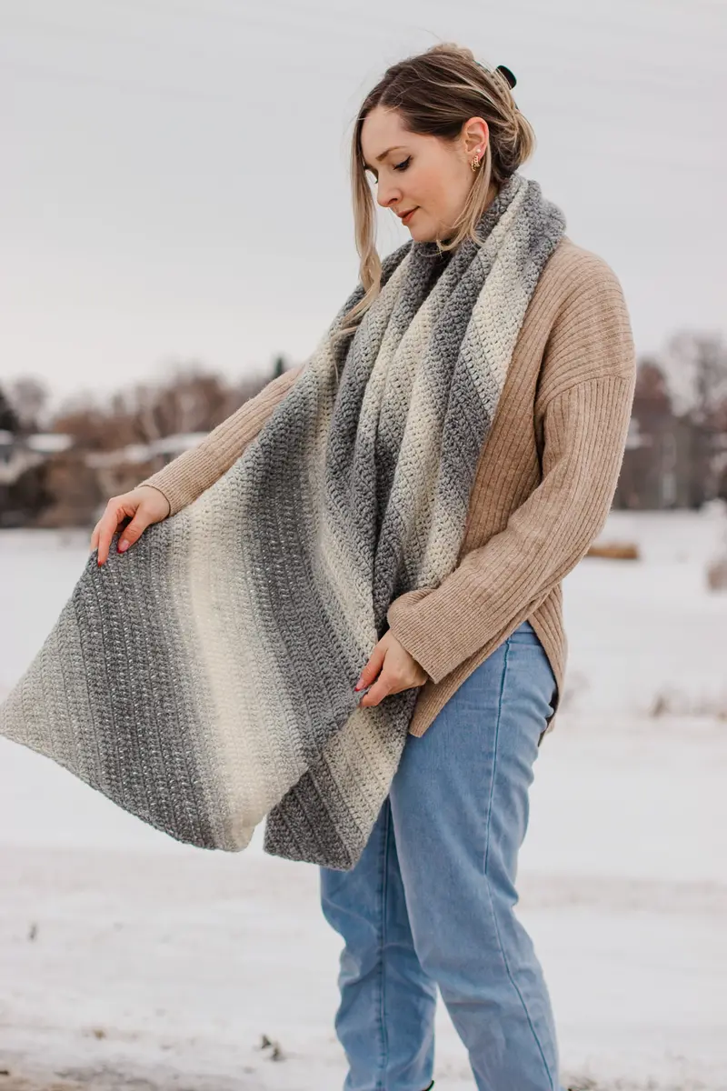 Crochet Kit - Woodward Scarf 1