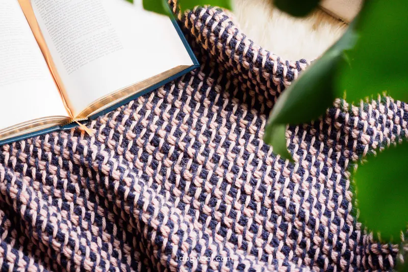 Crochet Kit - Woven Stripes Blanket 2