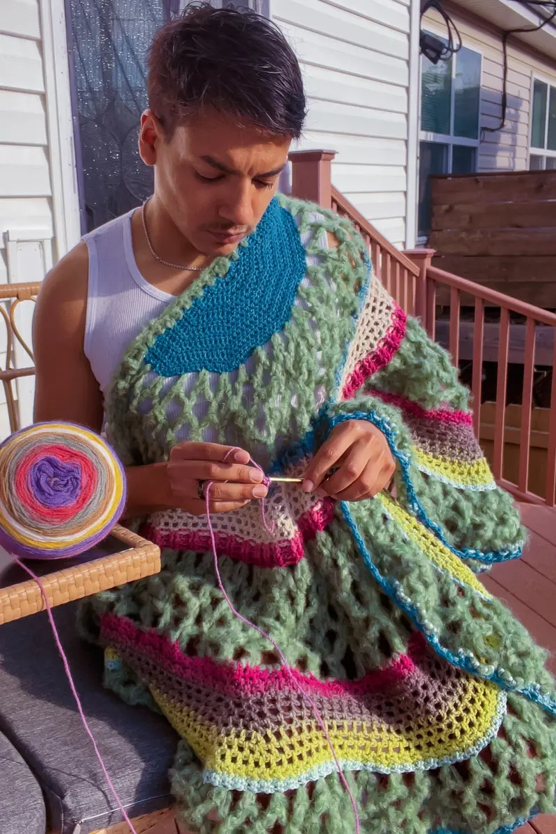 Crochet Kit - Xavier Shawl 2