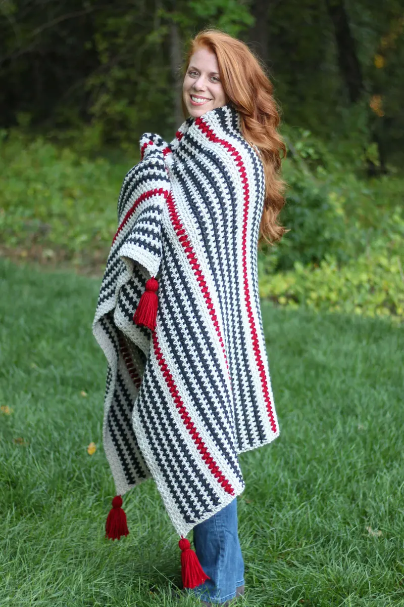 Crochet Kit - Yuletide Throw 1