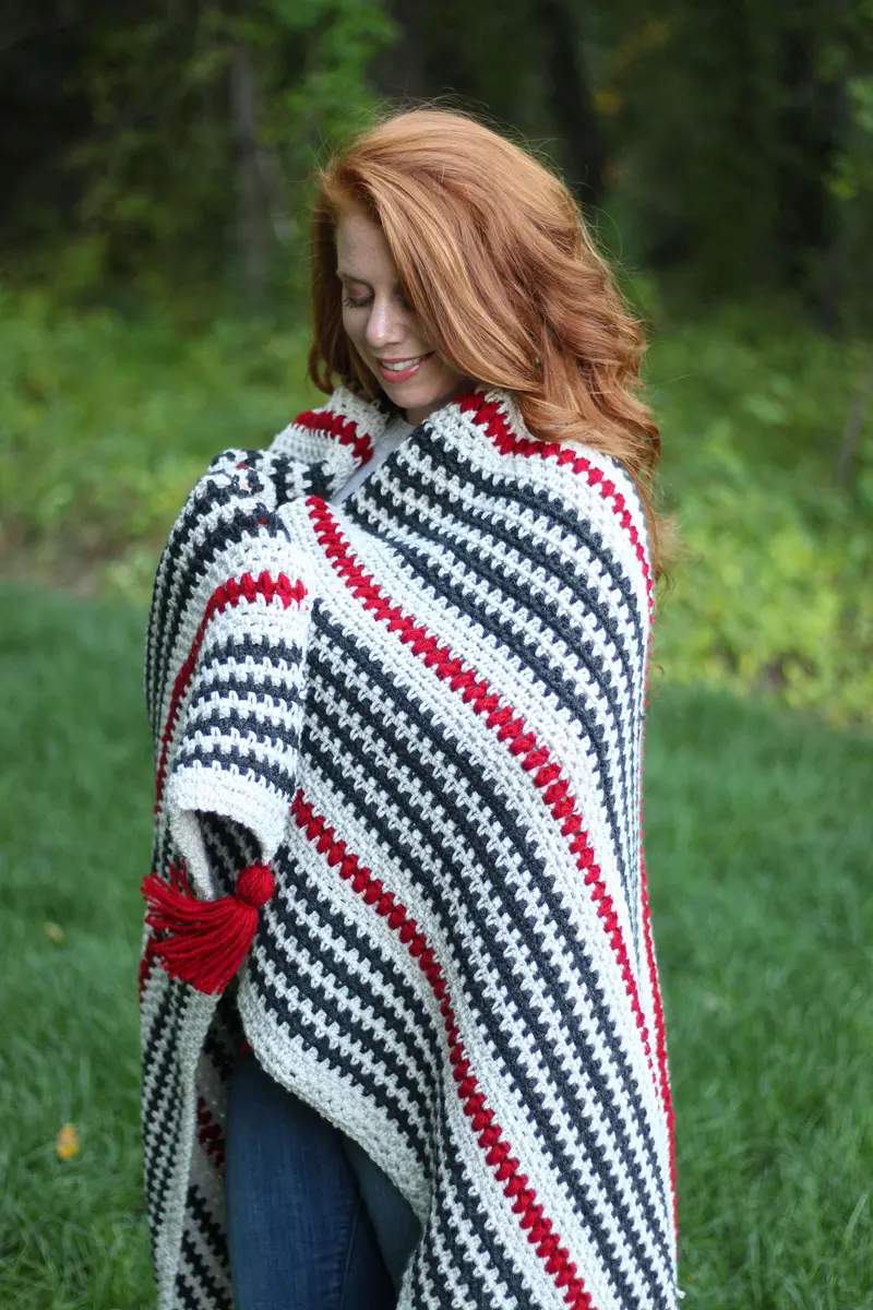 Crochet Kit - Yuletide Throw 2
