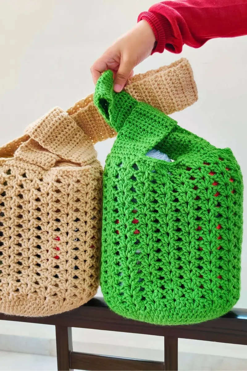 Crochet Knot Bag (Crochet) 2